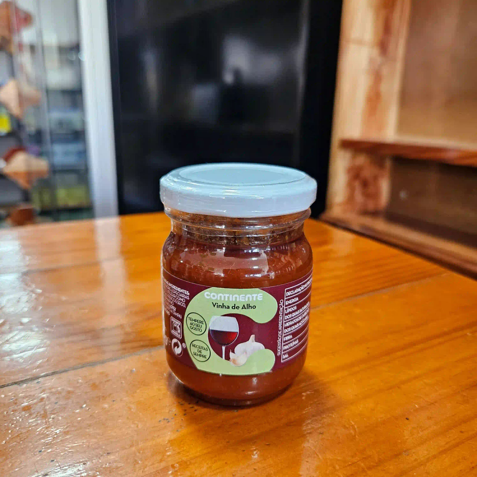 Mezcla de vinagre y ajo