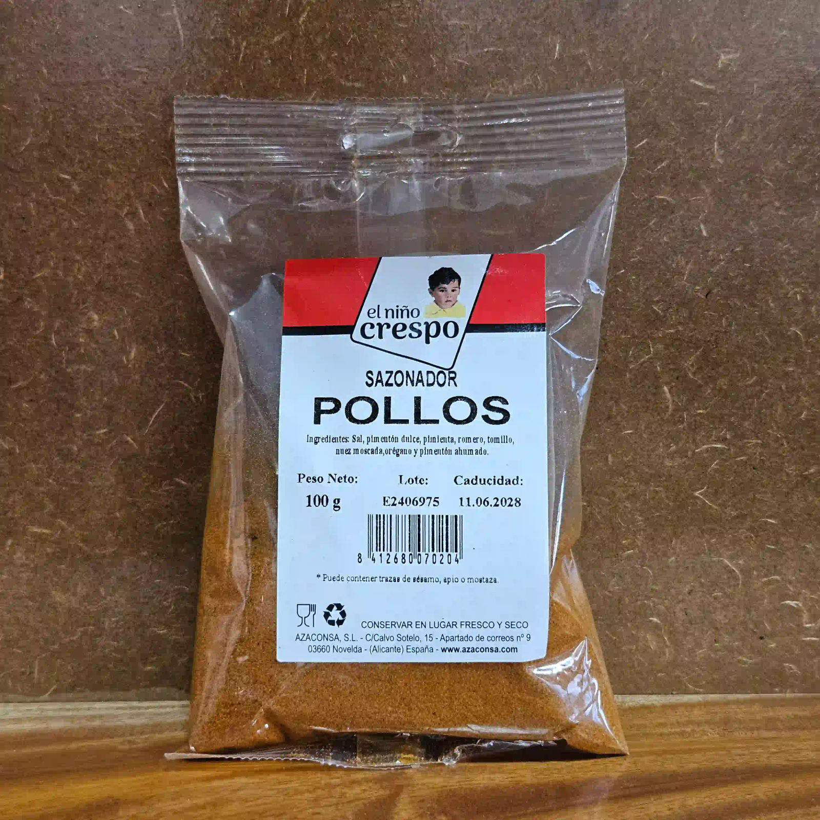 Sazonador para pollo