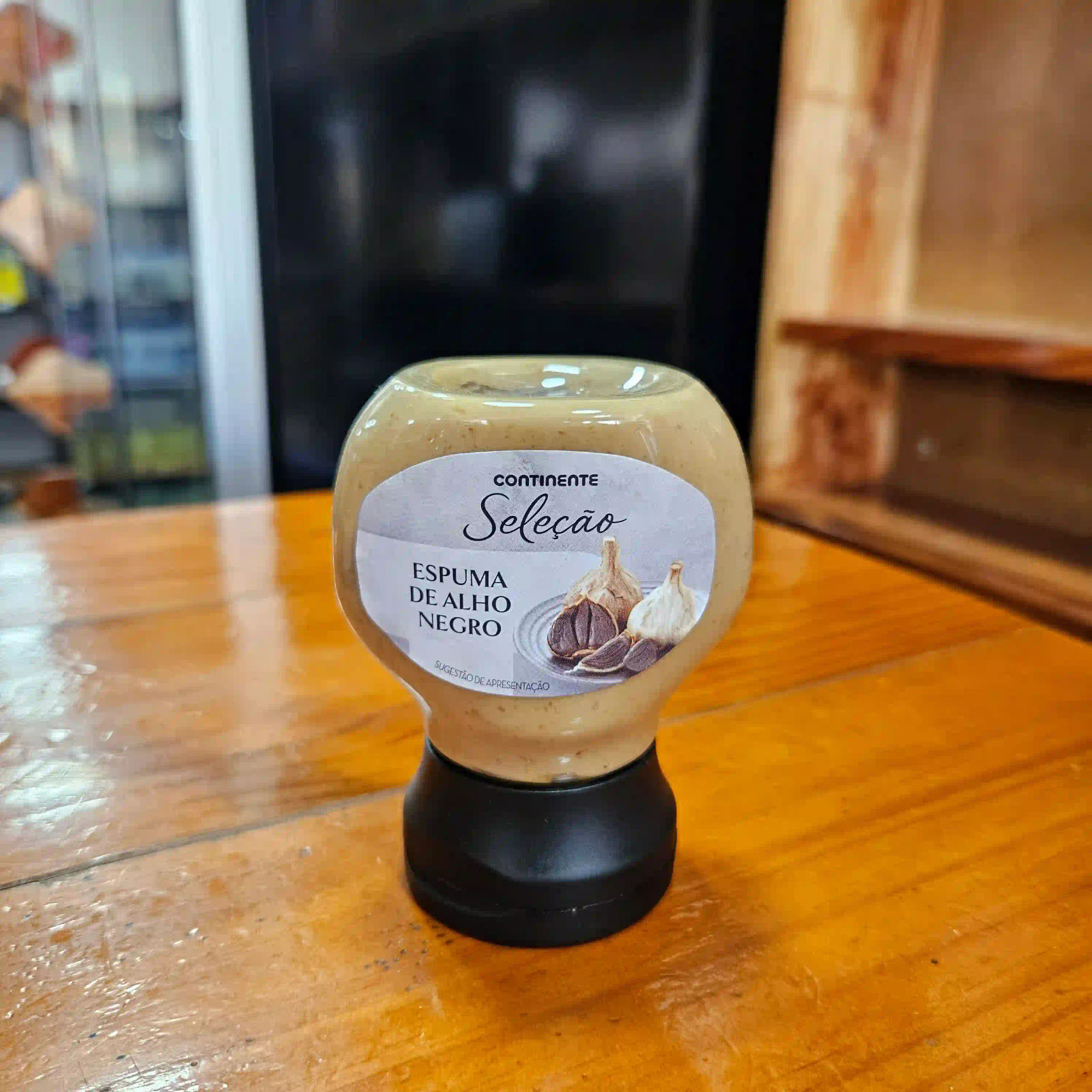 Sazon Espuma de ajo negro