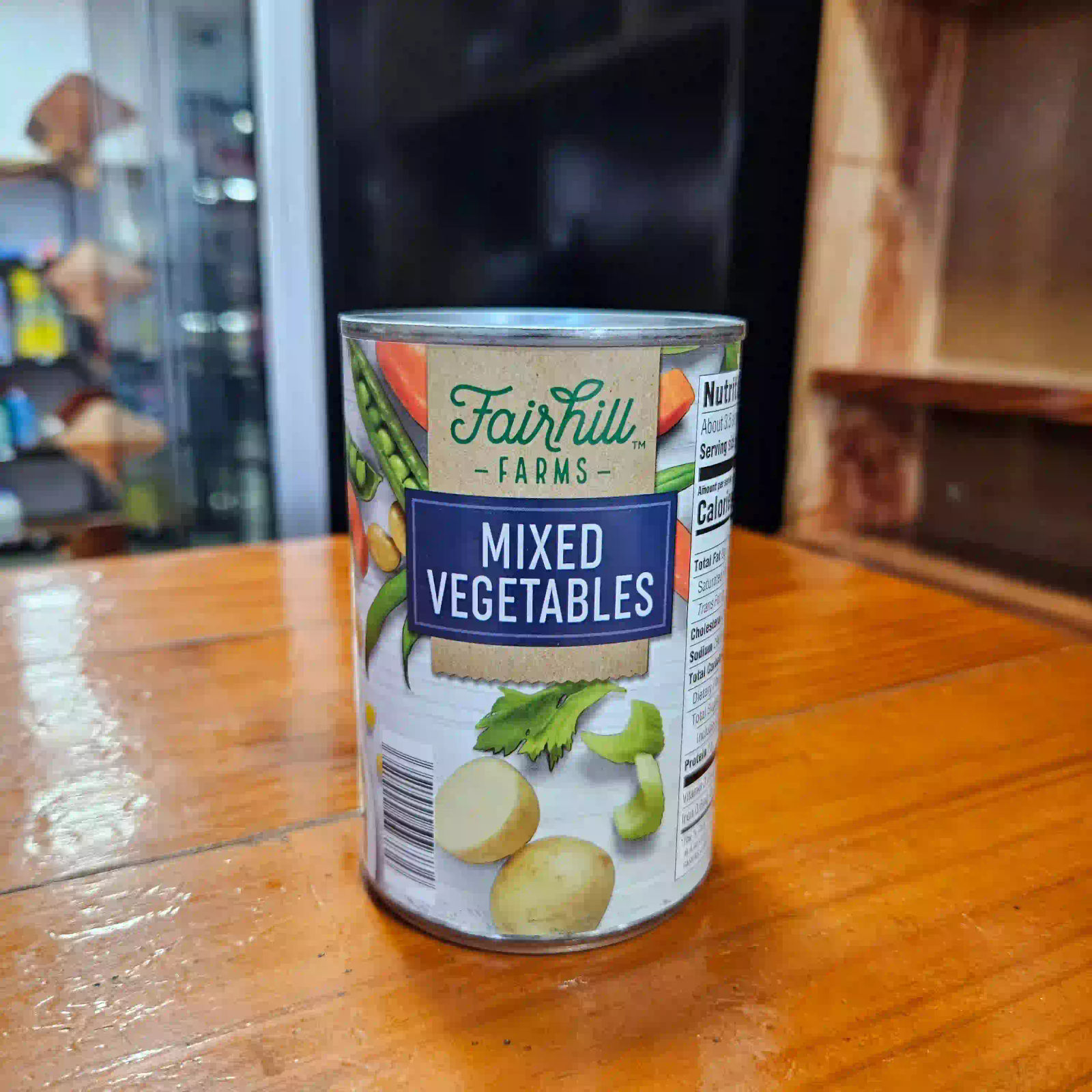 Vegetales mixtos en lata