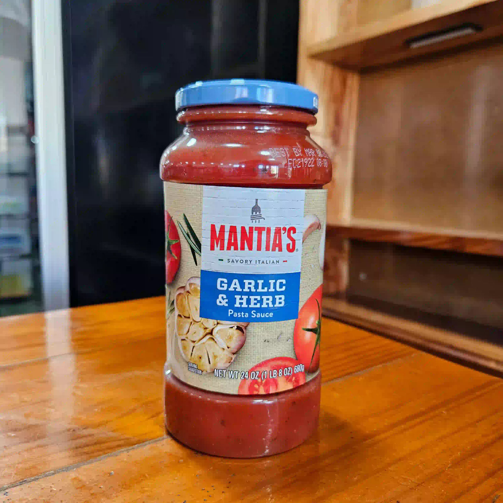 Salsa de pasta con ajo y hierbas