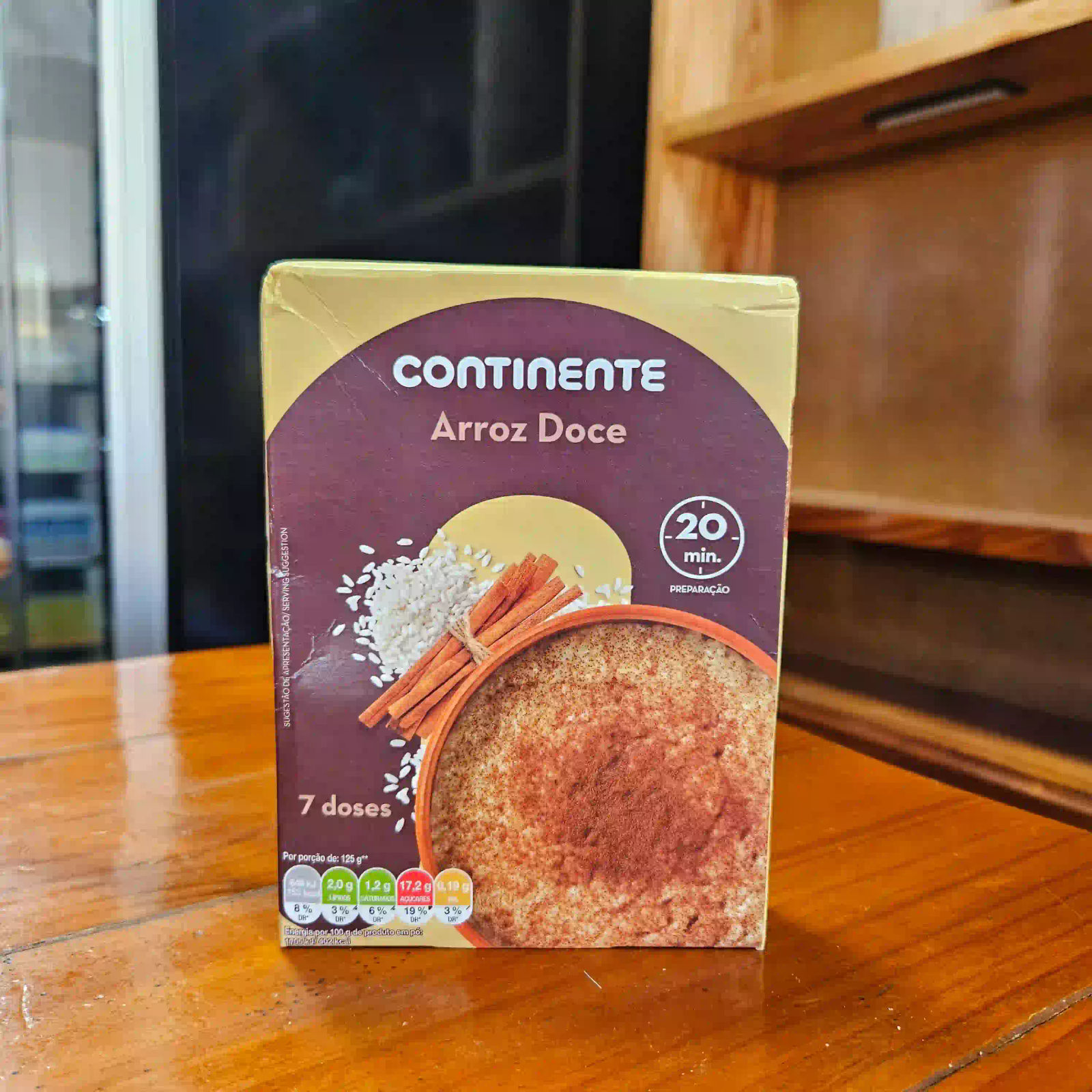 Polvo para preparar arroz dulce