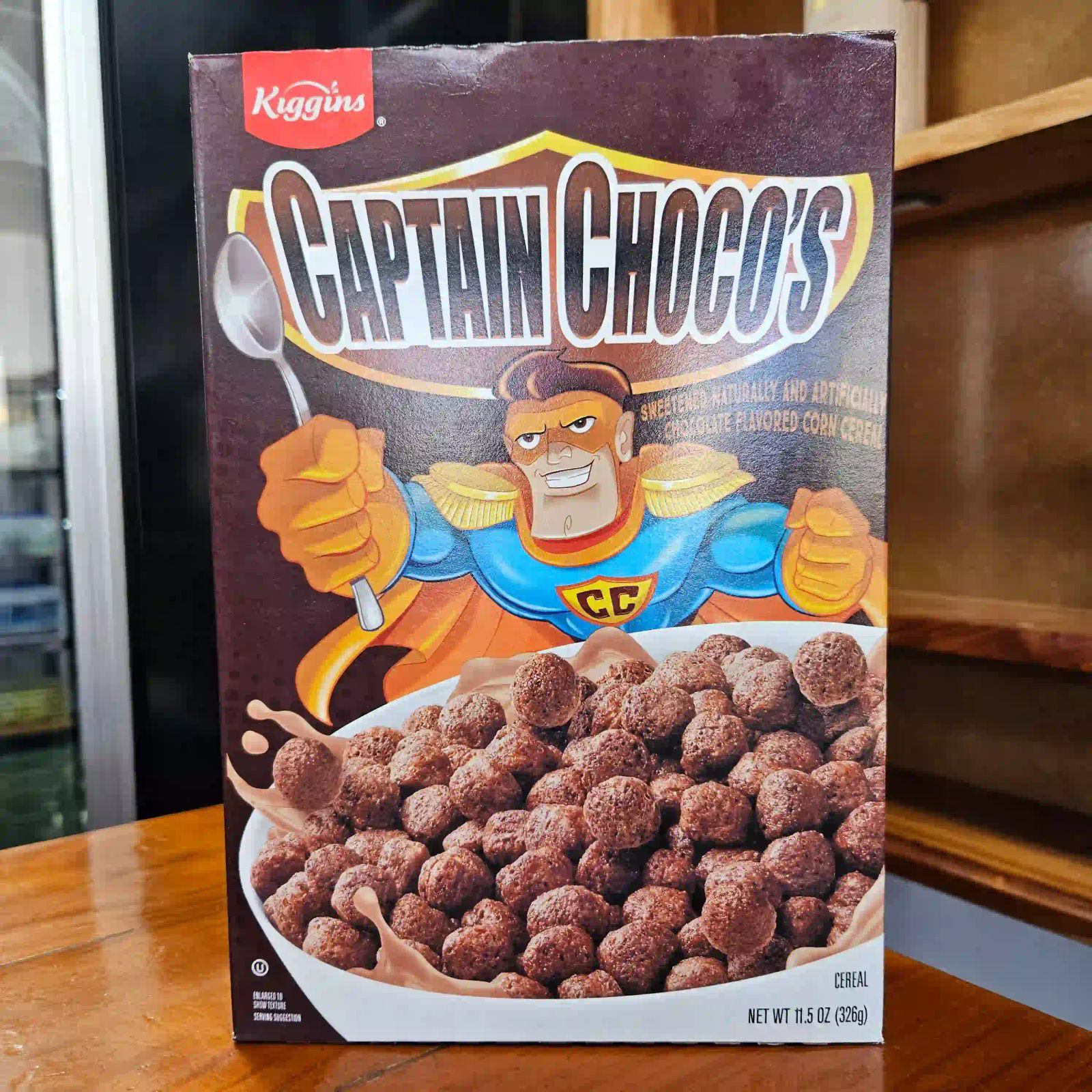 Cereal de maíz sabor chocolate