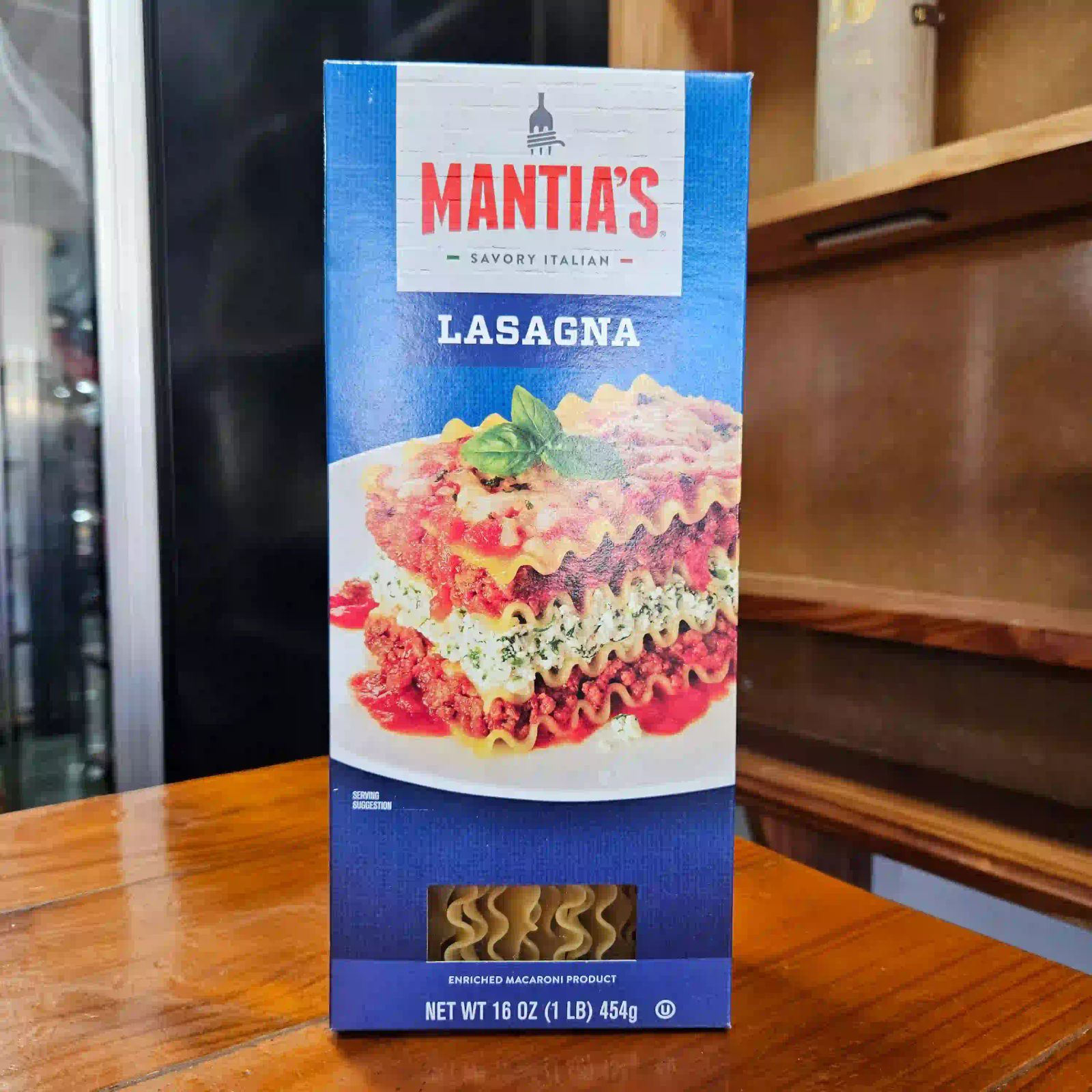 Pasta para Lasaña Mantia's (1 Lb) 