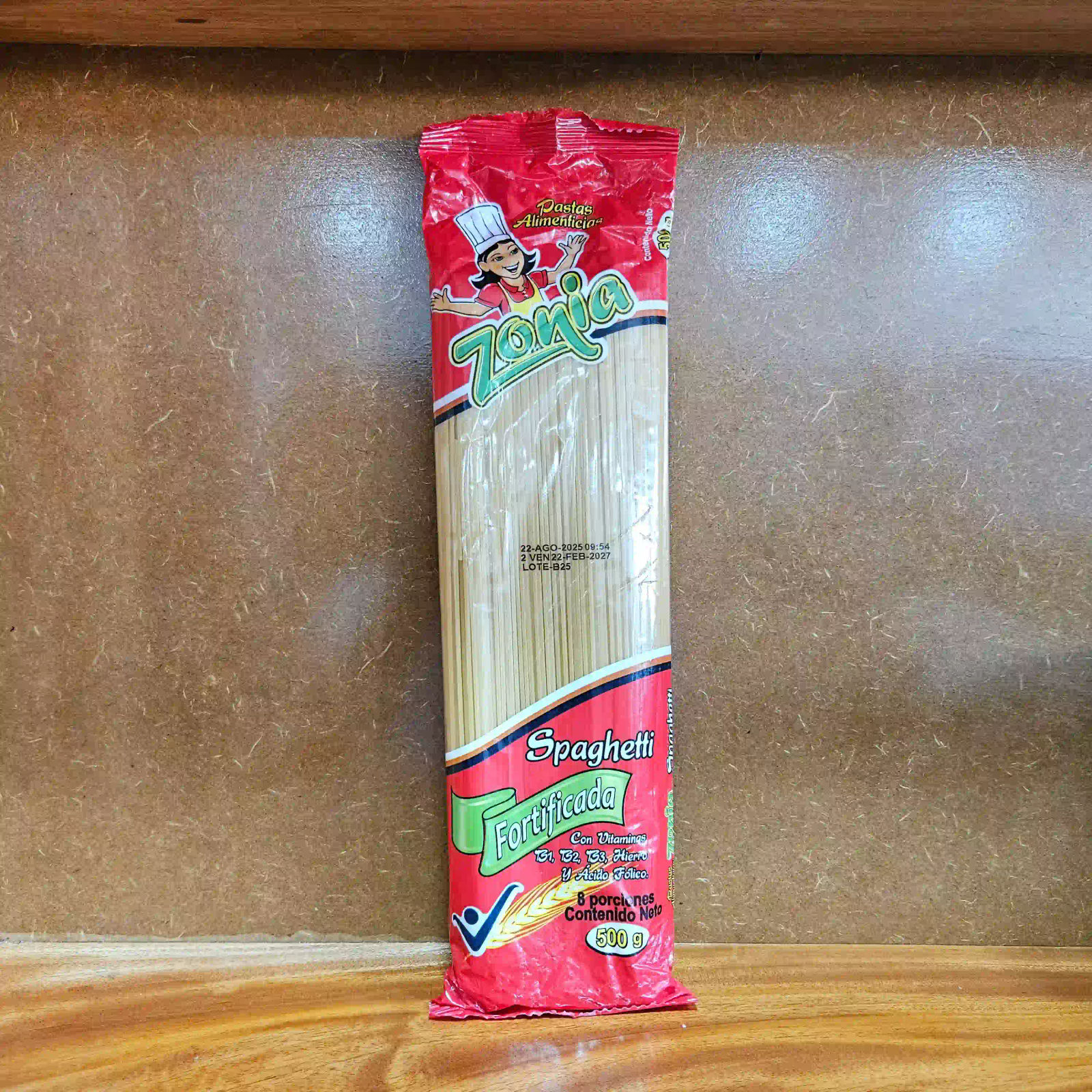 Espaguetis Fortificado Zonia (500g) 