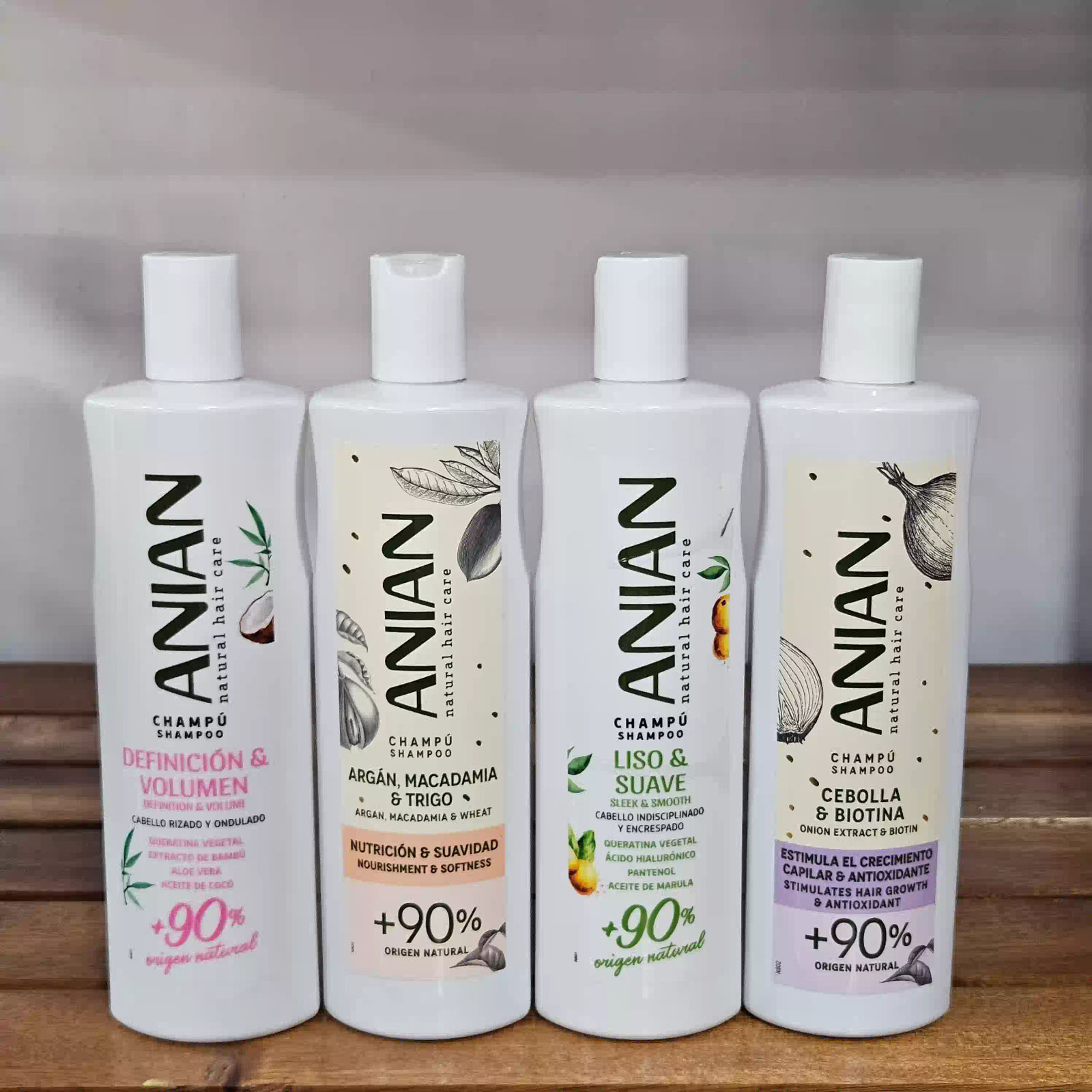 Champú Anian Natural Hair Care (+90% Origen Natural) 