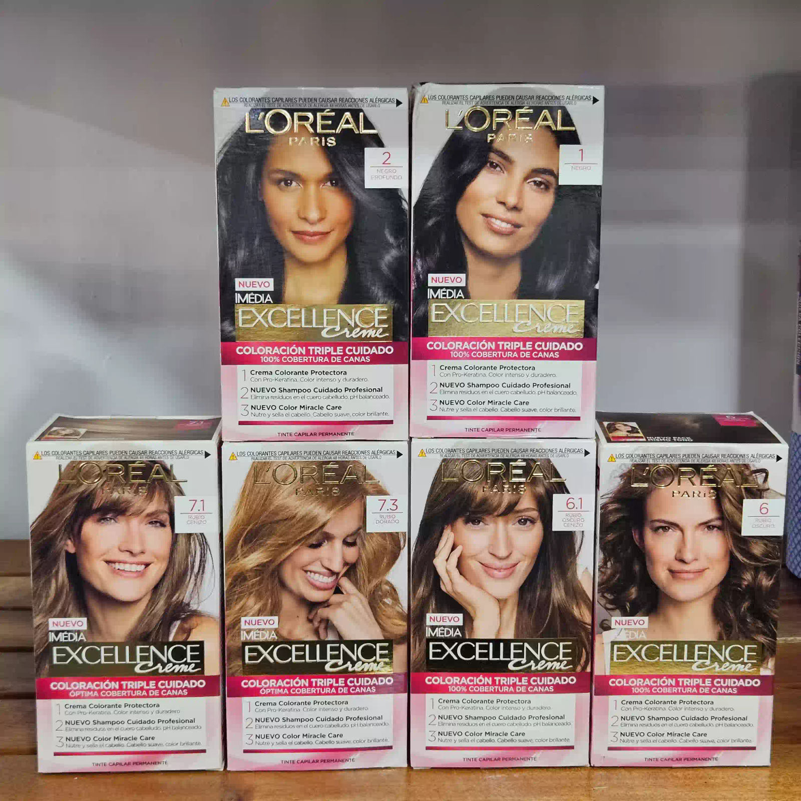 Tinte L'Oréal Excellence Crème (Triple Cuidado) 