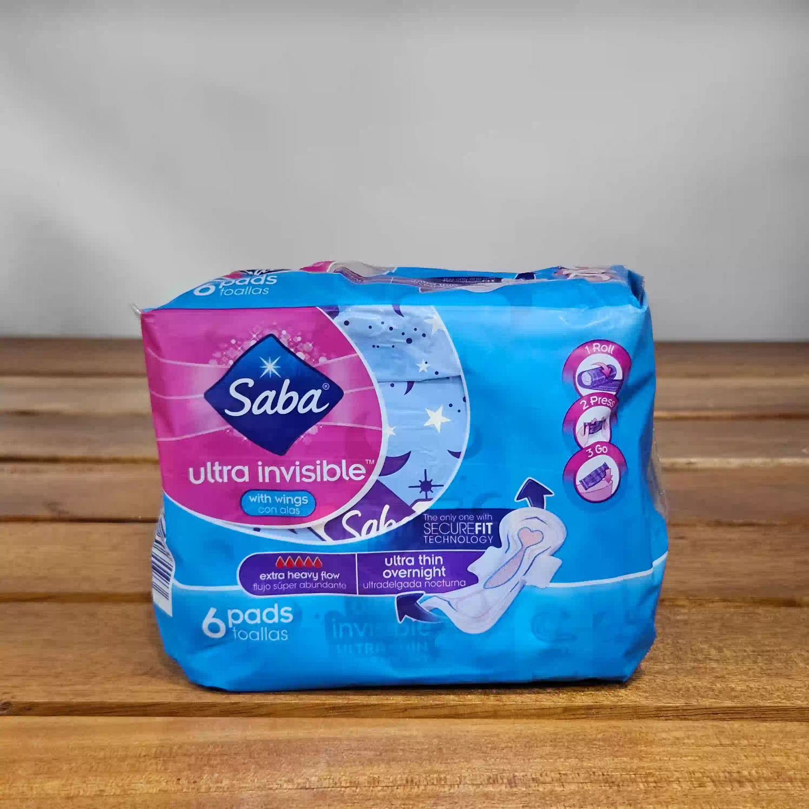 Toallas Sanitarias Saba Ultra Invisible (Noche)