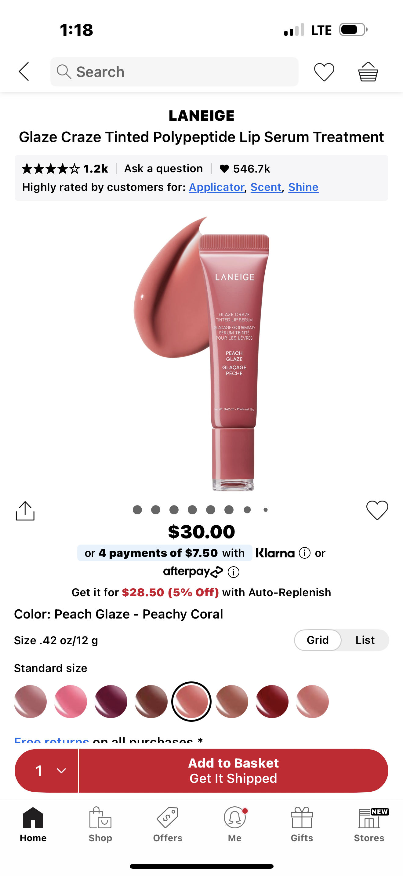 Gloss laneige