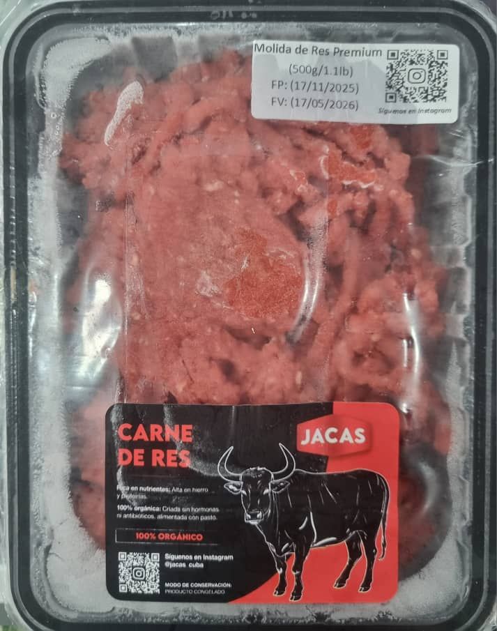 Carne Molida Premium de Res 