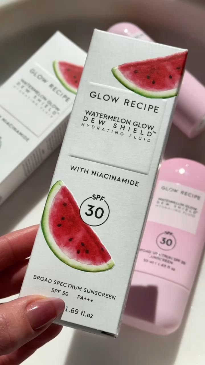 Bloqueador solar glow recipe