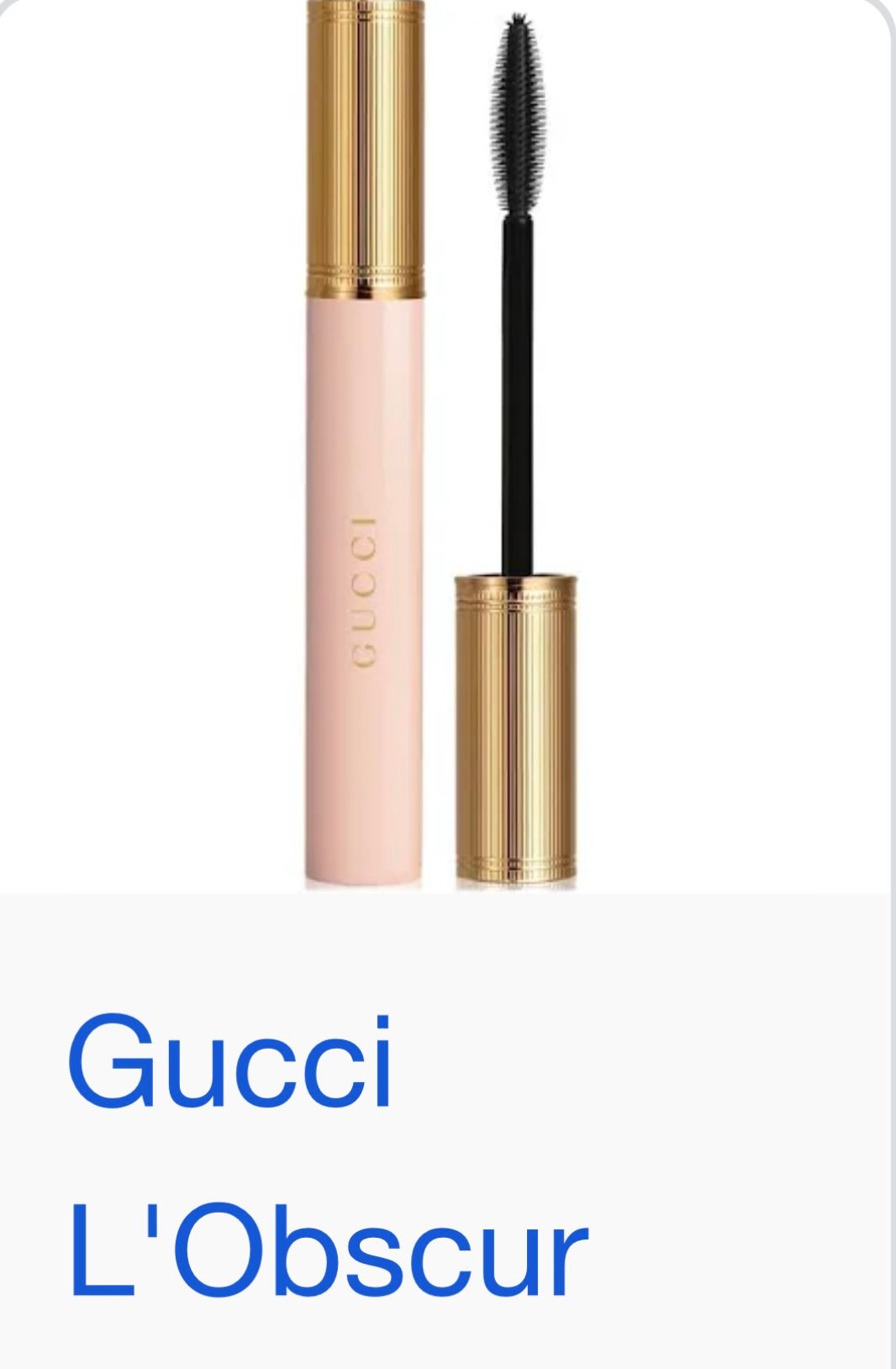 Máscara pestañas gucci