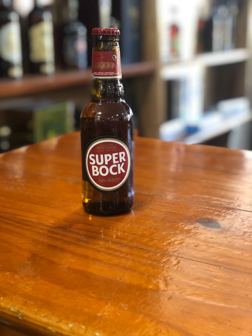 Cerveza Super Bock de botella 