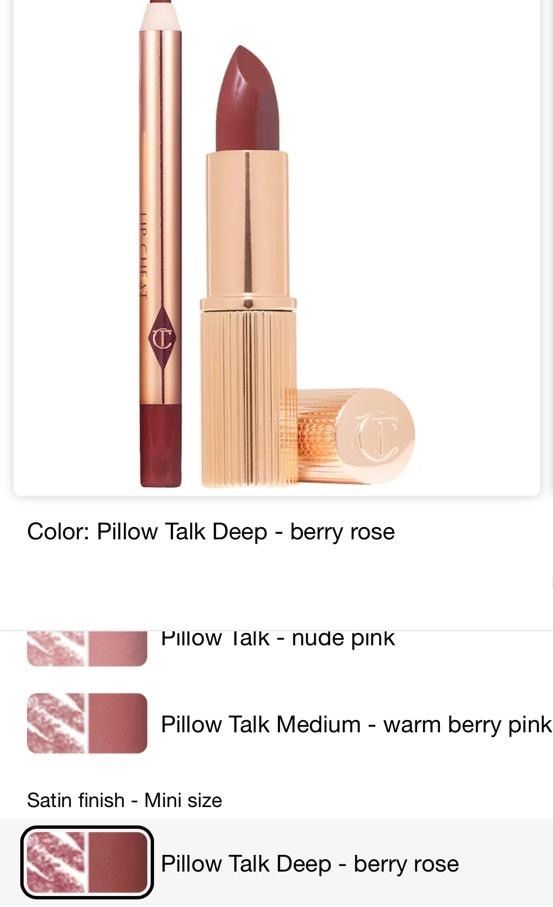 Set de labial y lapiz 