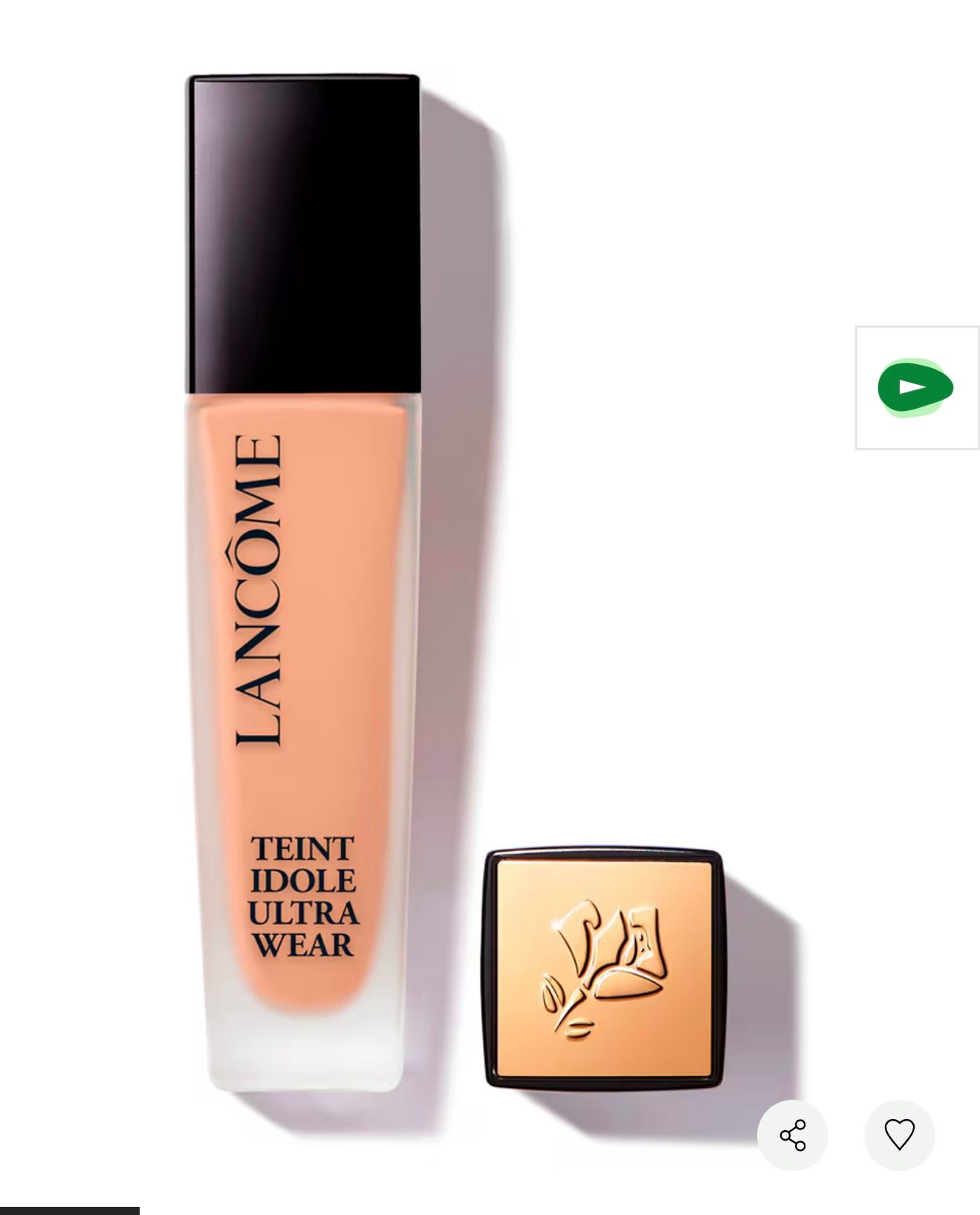 Base ligera lancome con bloqueador solar 