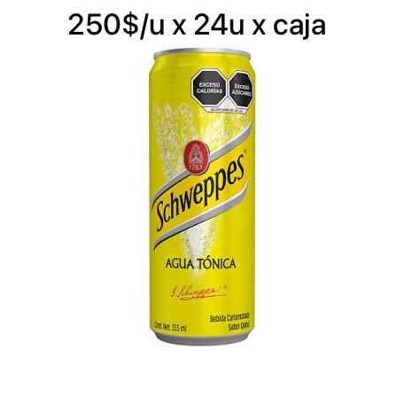 Agua tónica x cajas