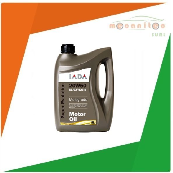 IADA, Aceite motor 4T API SL/CF/CG4 20W50 Sup Evolution (5 Litros)