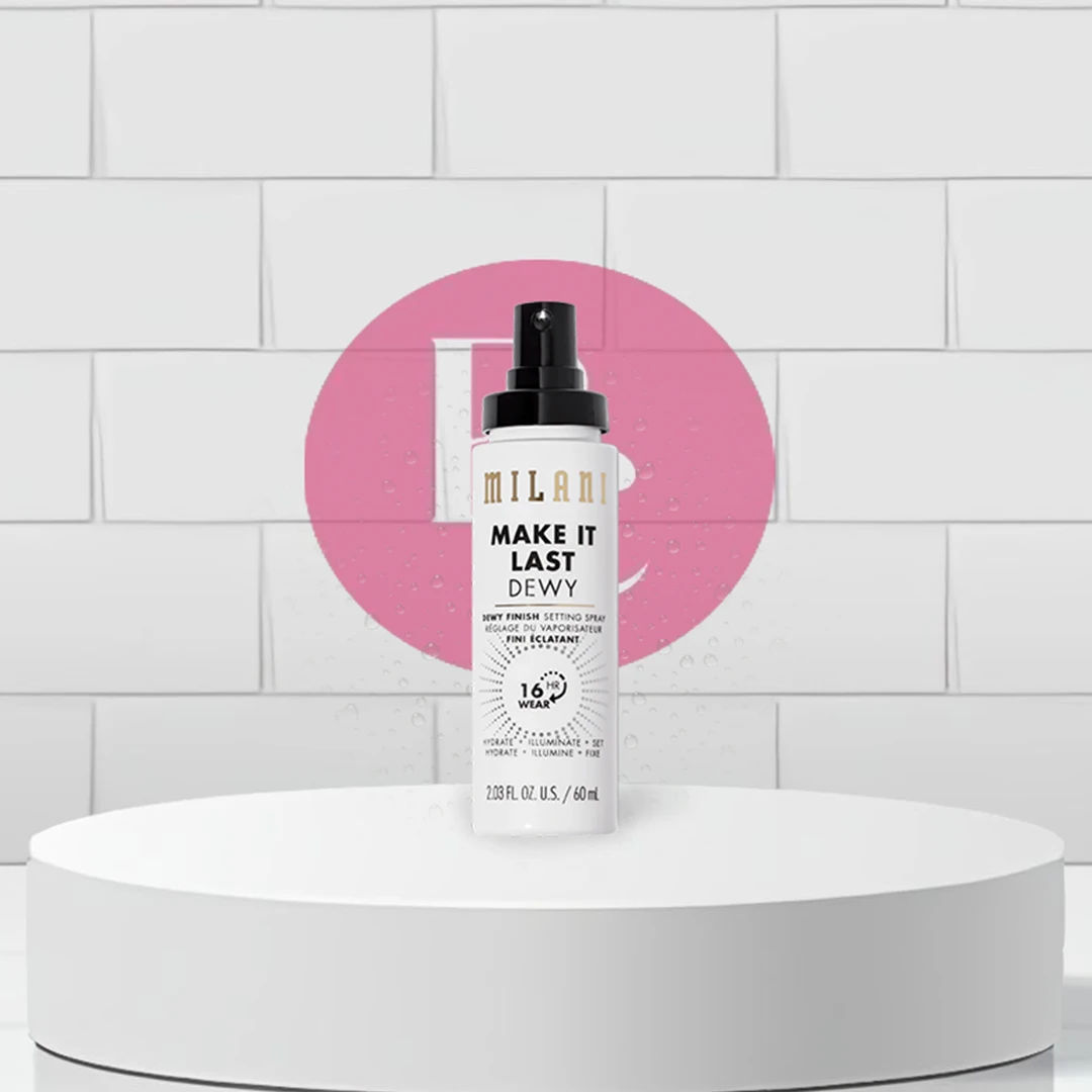 Milani Make It Last Dewy - Spray fijador con acabado húmedo