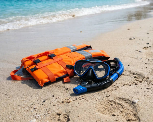 Snorkeling Gear (Life vest & kacamata selam)