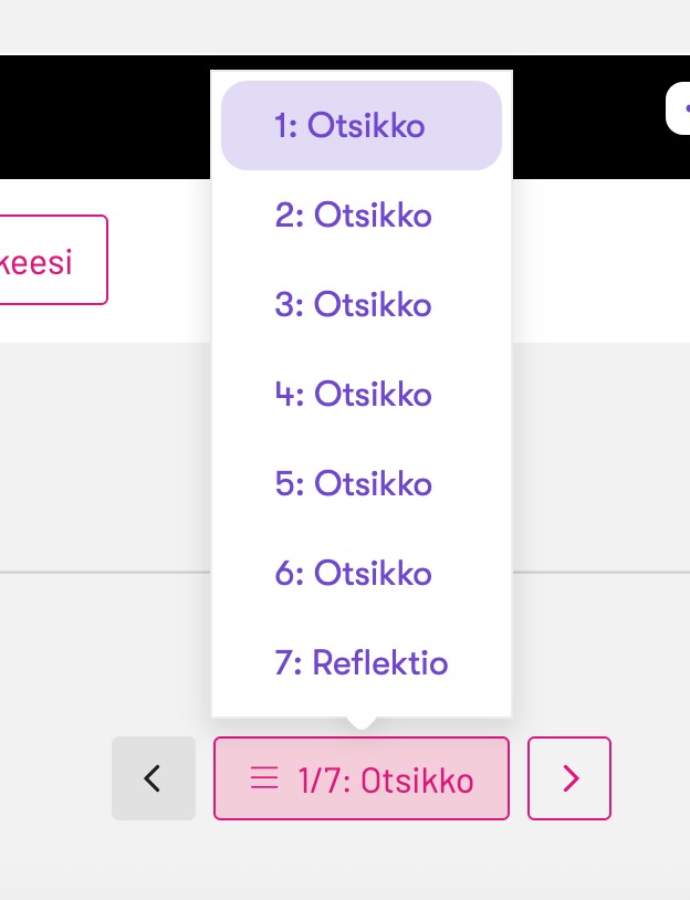 Howspace polkutilan navigaatio