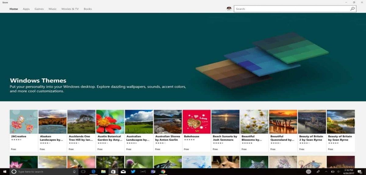 how to change theme on windows