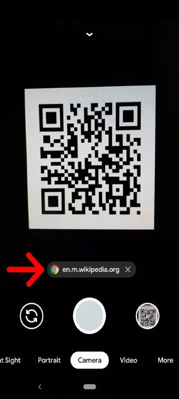 Using the Built-In QR Code Scanner