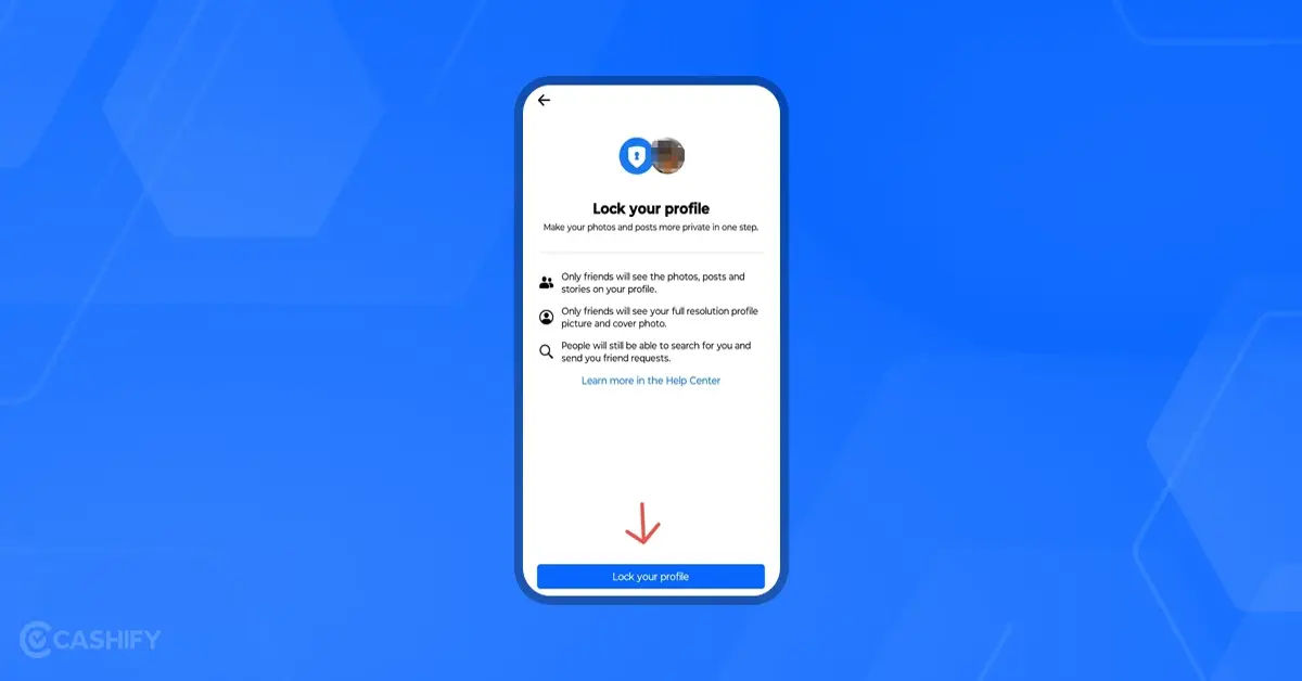 how to lock facebook profile