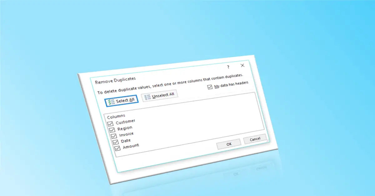 how to remove duplicates in excel