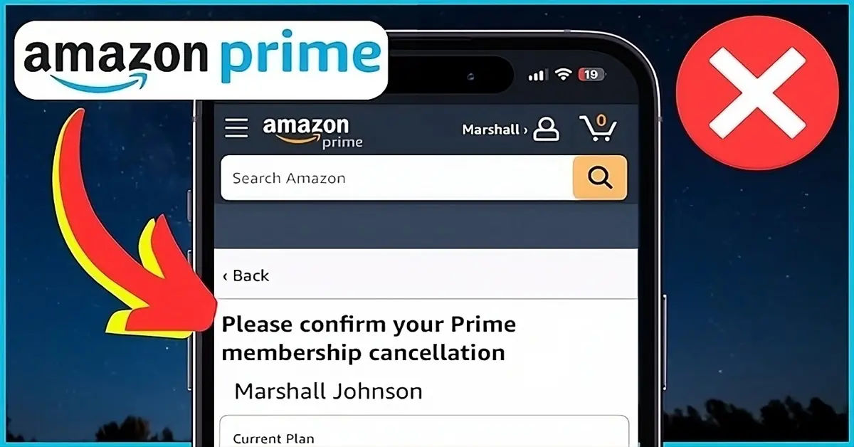 how to cancel amazon prime subscription