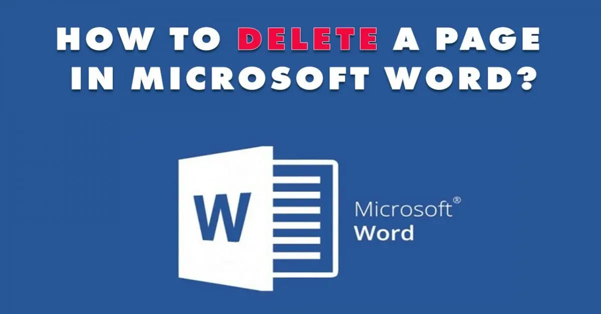 how to delete a page in microsoft word