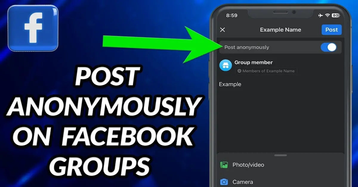how to post anonymously on facebook groups