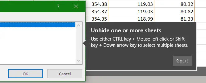 Importance of Unhiding Rows