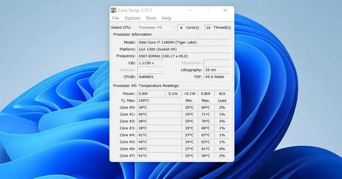 How to check CPU temperature