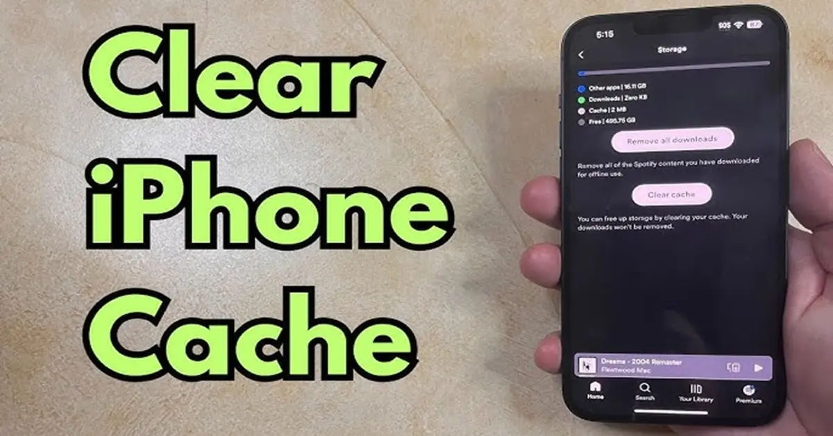 How to clear cache on iPhone and iPad