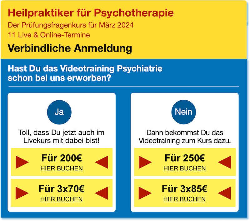 Jetzt den Prüfungsfragenkurs-Kurs für März 2024 buchen