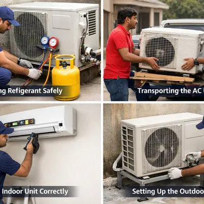 Relocating Within Madurai? How to Remove and Reinstall Your AC Safely