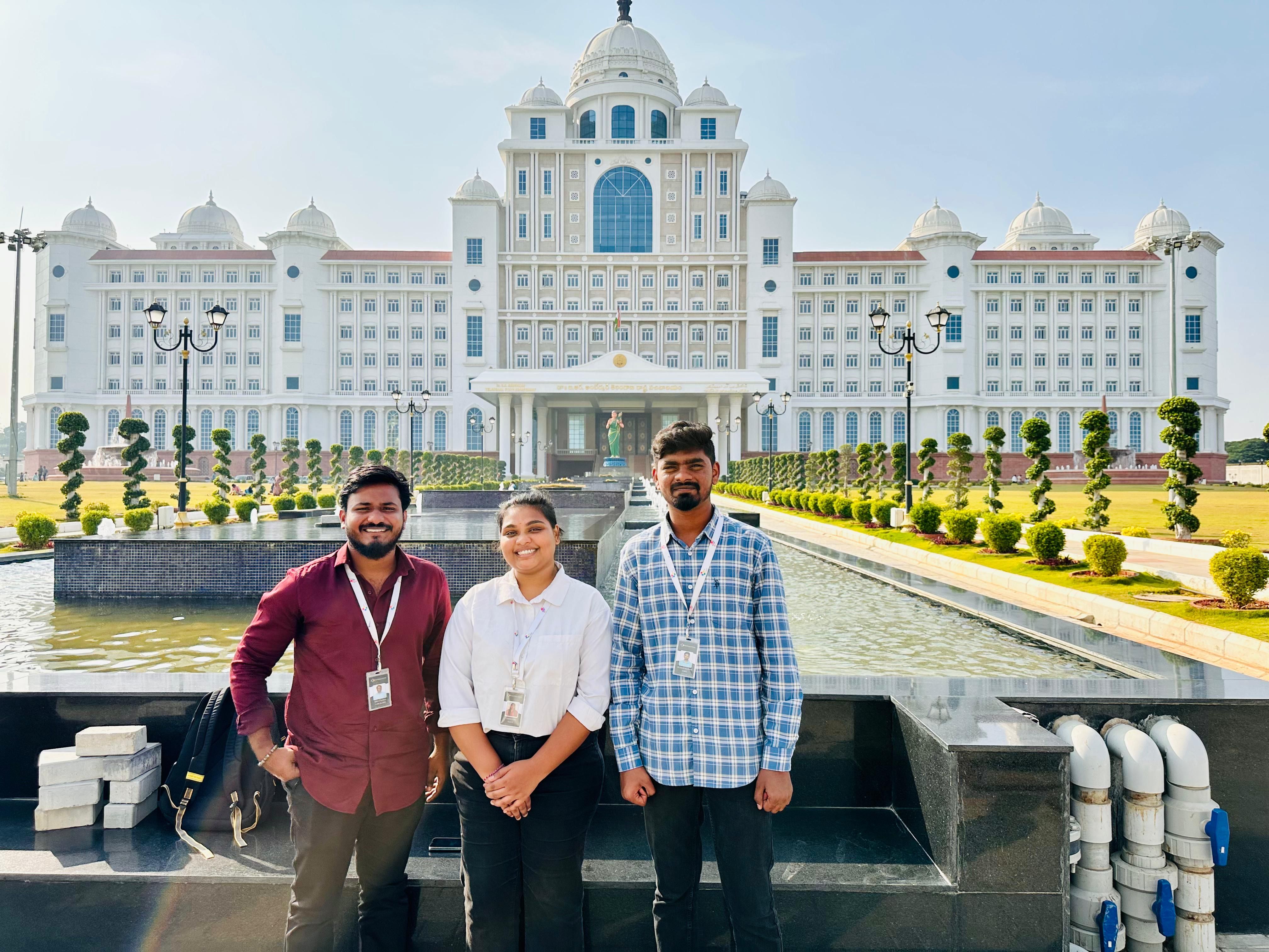 Visit to Telangana Secretariat, Hyderabad