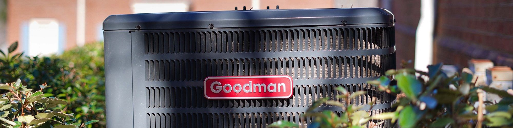 Goodman condenser in yard