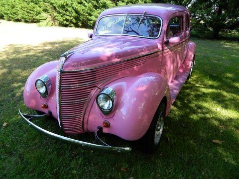 Pink Lady 1938 Ford Hot Rod Tudor for sale