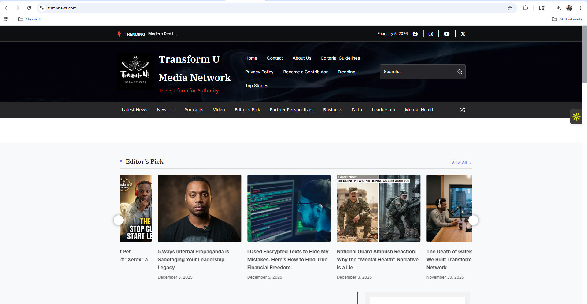 Transform U Media Network