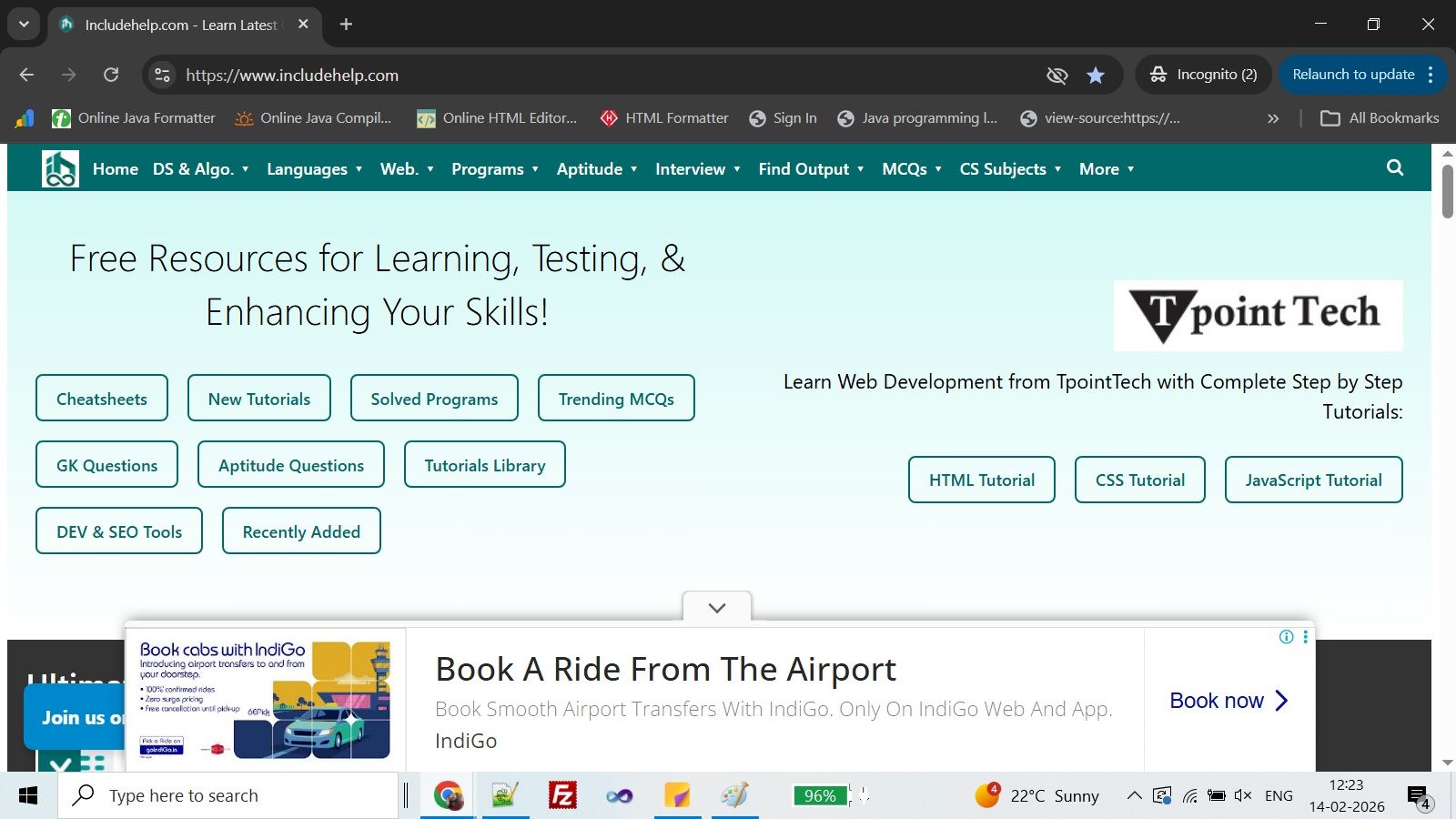 IncludeHelp.com - Empowering Students With Practical Programming Knowledge