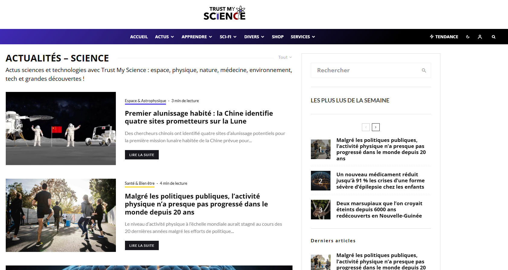 Trustmyscience