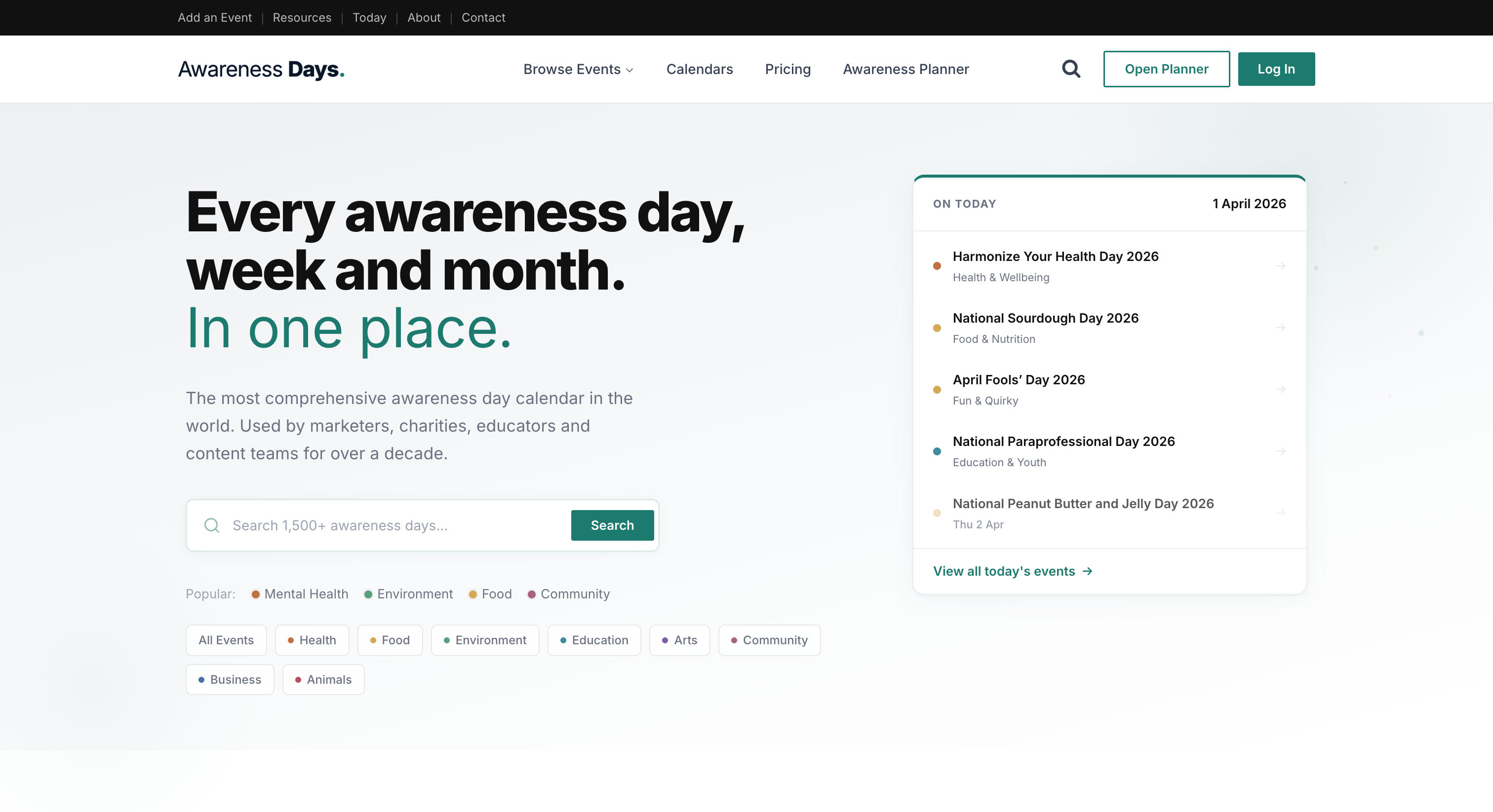 Awareness Days