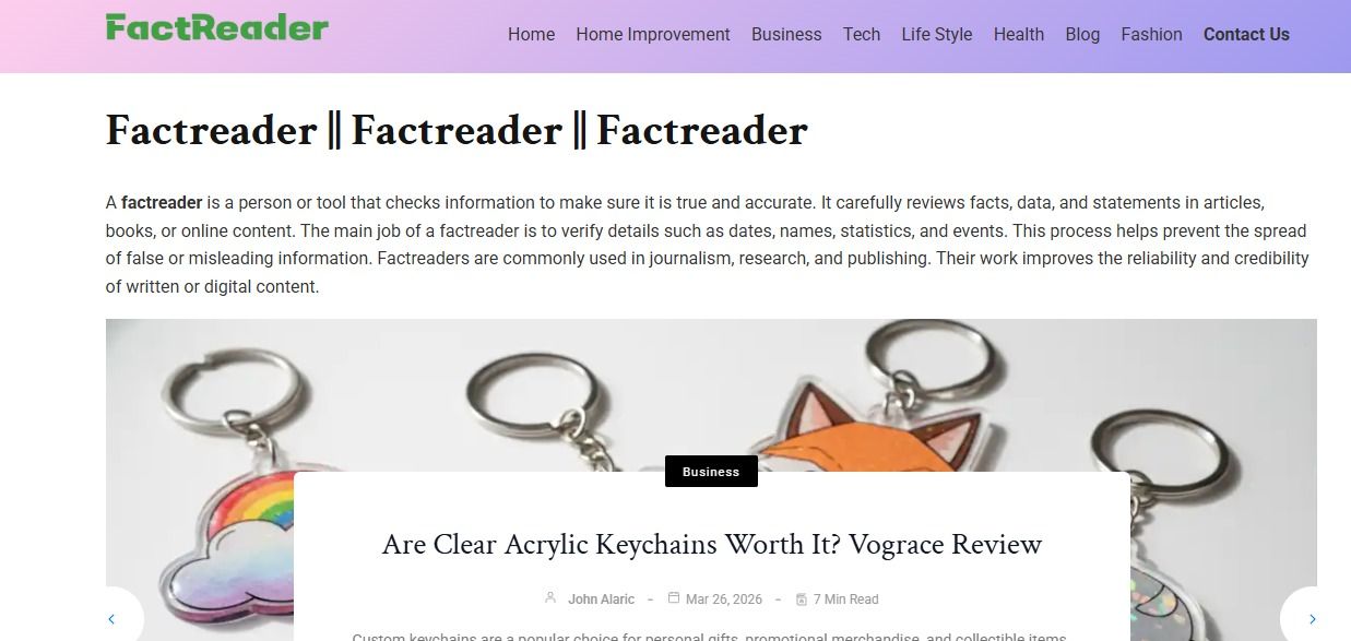 Fact Reader