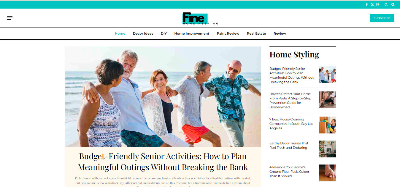 Fine Home Keeping