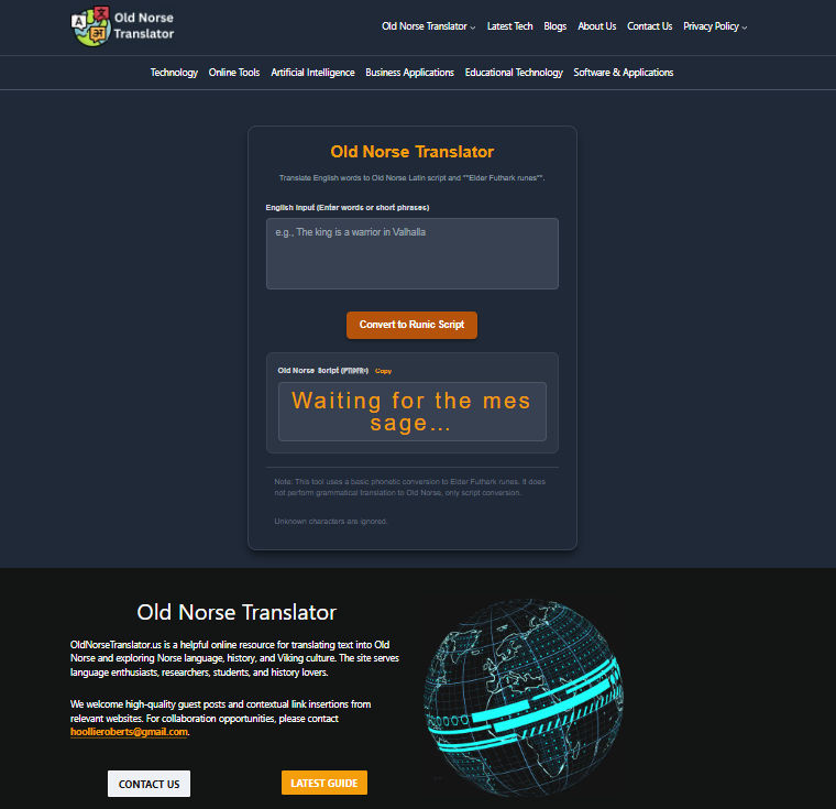 Old Norse Translator