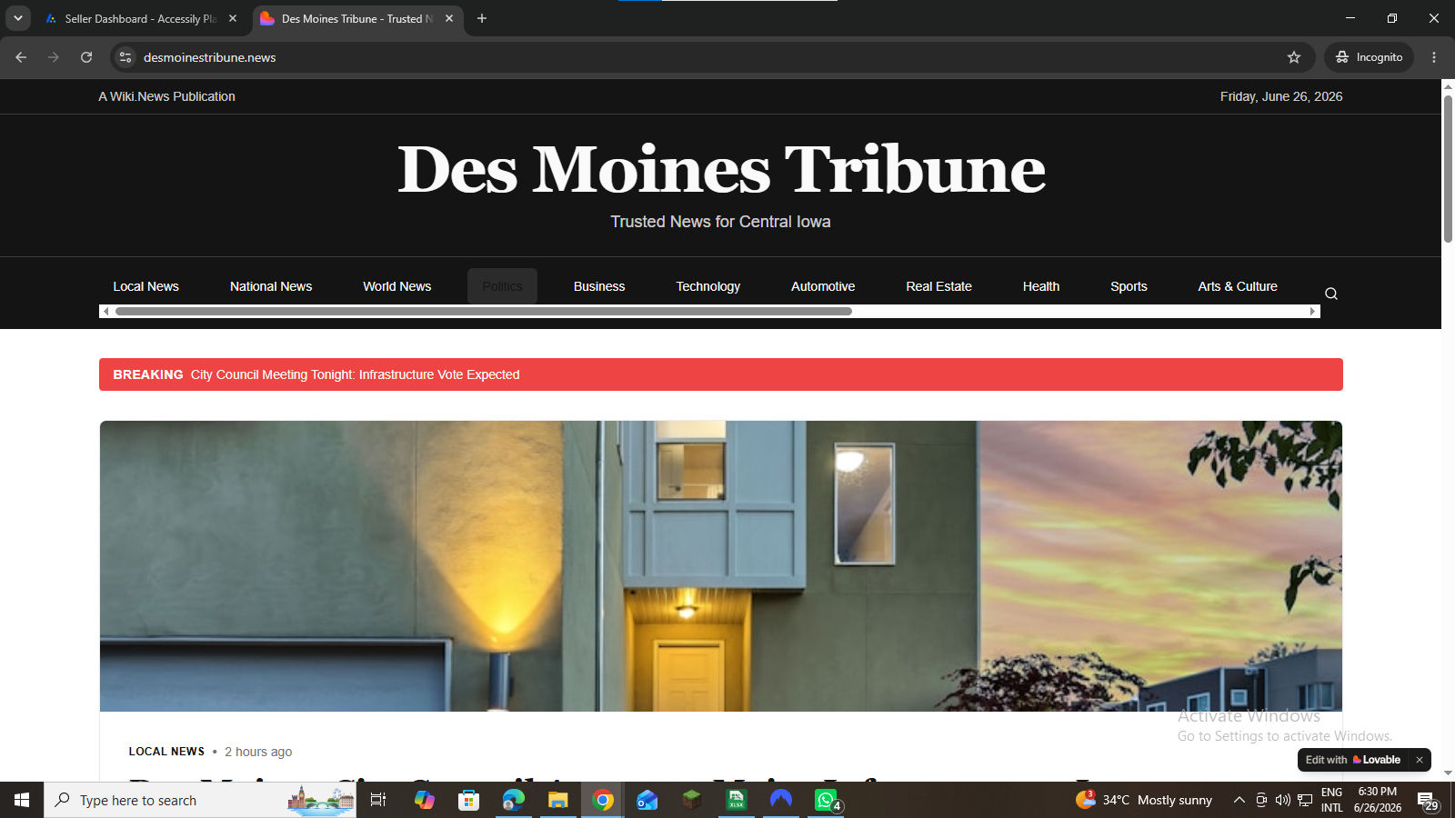 Des Moines Tribune