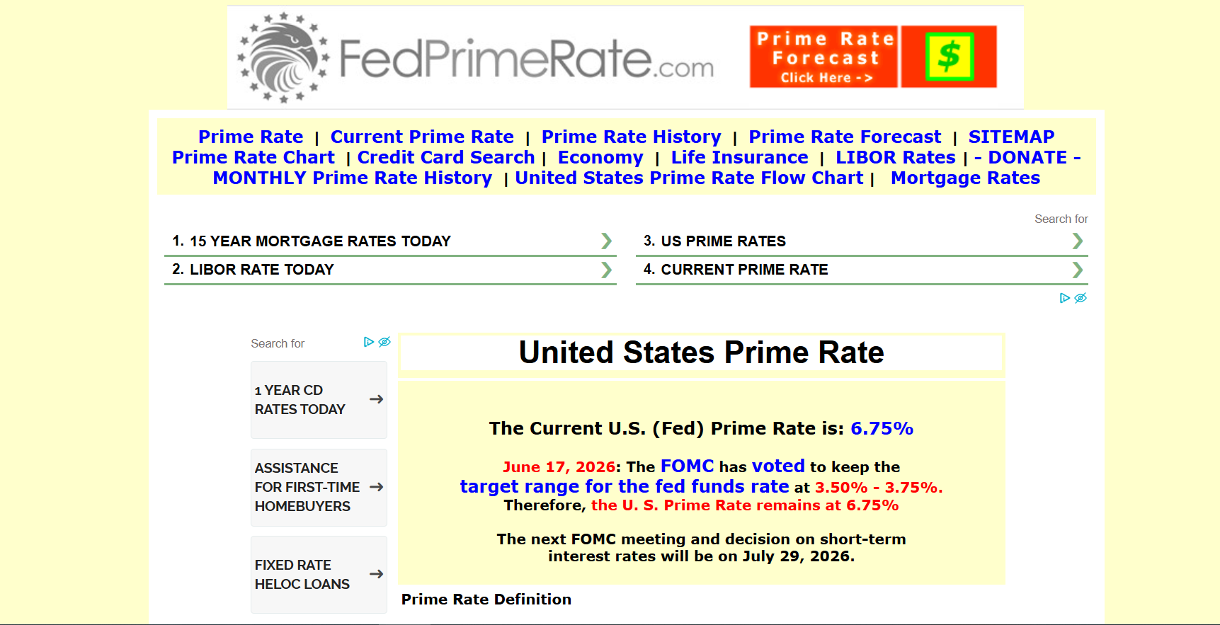 Fedprimerate.com
