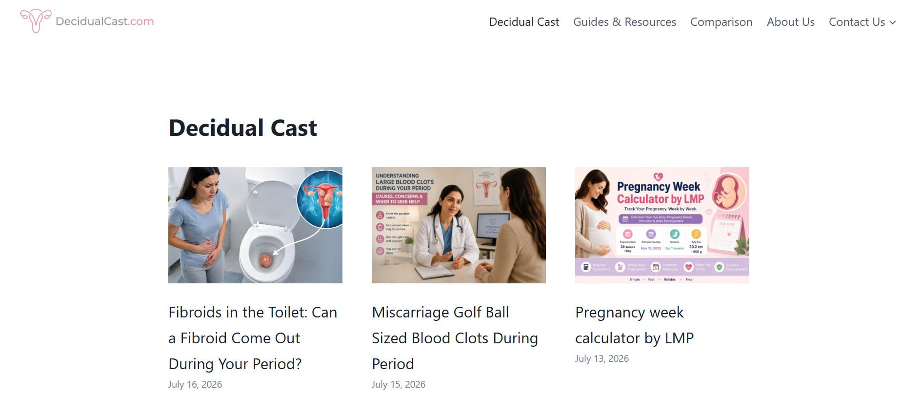 Decidual Cast