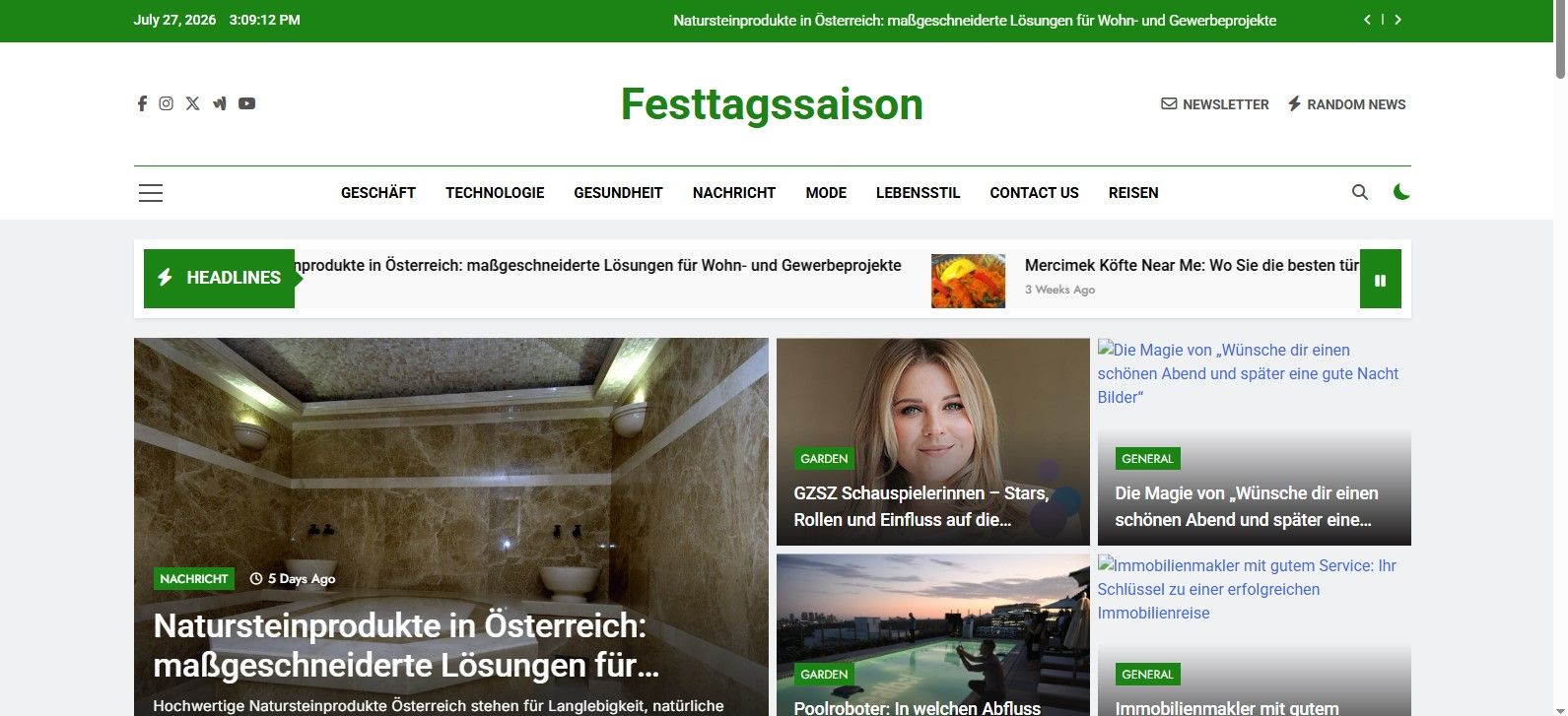 Festtagssaison